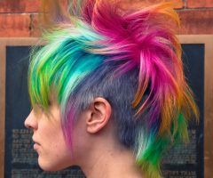 20 Ideas of Rainbow Bright Mohawk Hairstyles