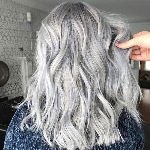 Medium Silver Layers Hairstyles (Photo 9 of 20)