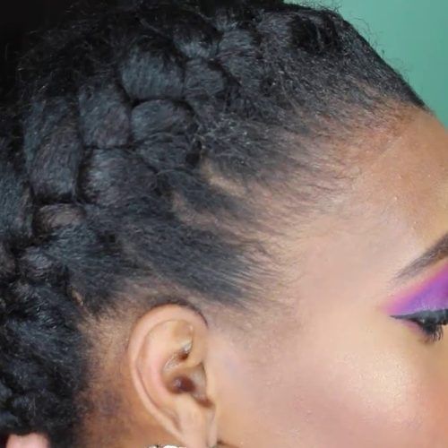Afro Under Braid Hairstyles (Photo 2 of 20)
