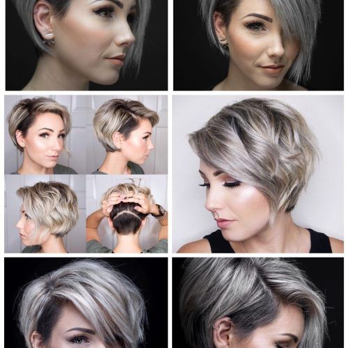 Asymmetrical Feathered Bangs Hairstyles With Short Hair (Photo 4 of 20)