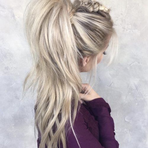 Blonde Flirty Teased Ponytail Hairstyles (Photo 14 of 20)