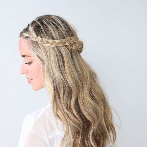 Braided Crown Rose Hairstyles (Photo 2 of 20)
