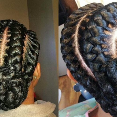 Braided Hairstyles Into A Bun (Photo 4 of 15)
