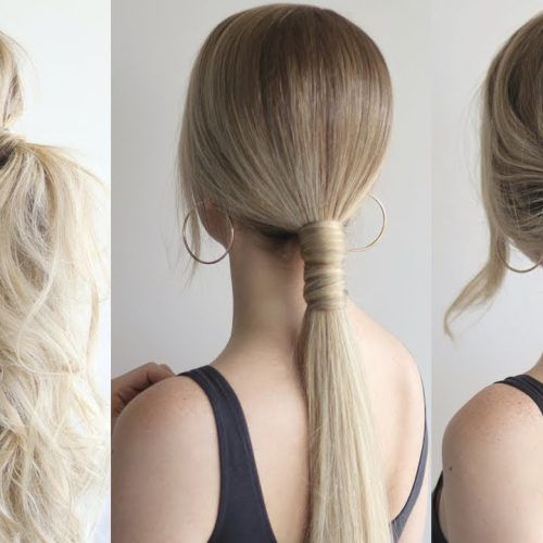 Chic Ponytail Hairstyles Ponytail Hairstyles (Photo 3 of 20)