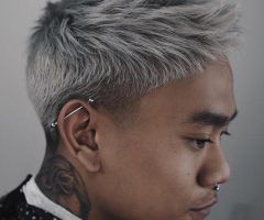 20 Collection of Cool Silver Asian Hairstyles