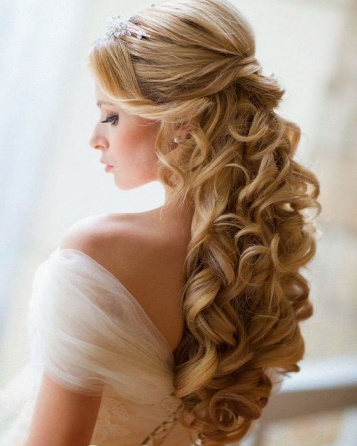 15 Inspirations Down Long Hair Wedding Hairstyles