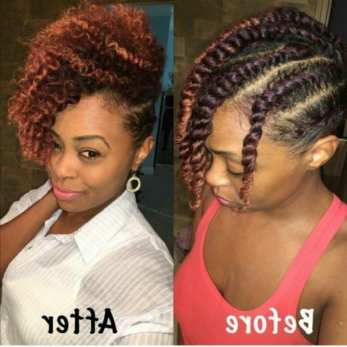 Flat Twists Into Twist Out Curls (Photo 6 of 15)
