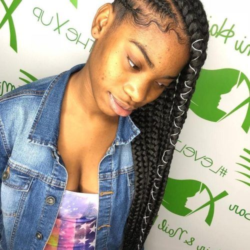 Forward Braided Hairstyles With Hair Wrap (Photo 1 of 20)