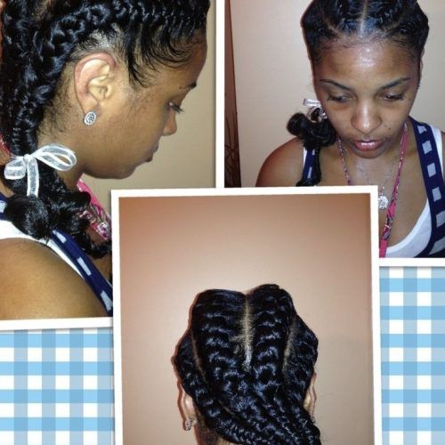 French Braid Hairstyles For Black Hair (Photo 6 of 15)