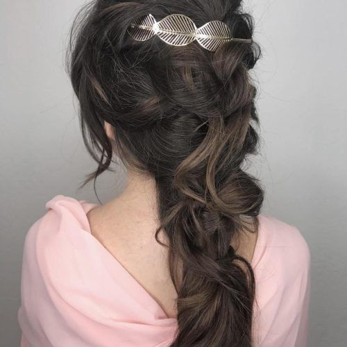 Grecian-Inspired Ponytail Braid Hairstyles (Photo 4 of 20)