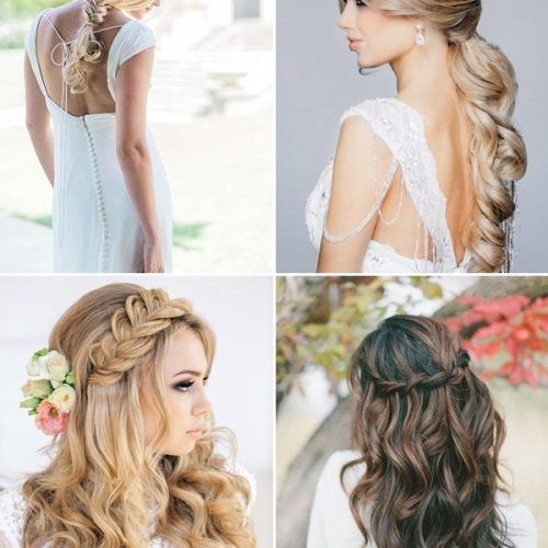 Half Up With Veil Wedding Hairstyles (Photo 4 of 15)