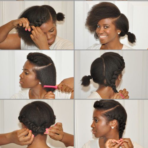 High Bun With Twisted Hairstyles Wrap And Graduated Side Bang (Photo 13 of 20)