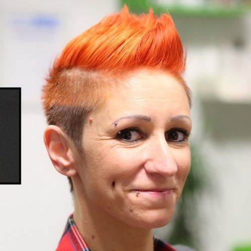 Hot Red Mohawk Hairstyles (Photo 18 of 20)