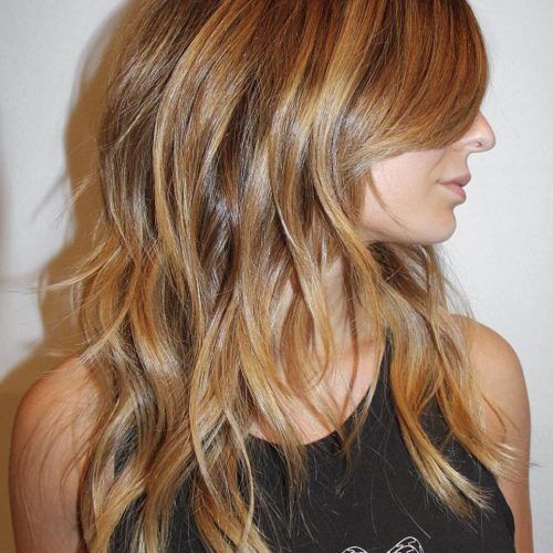 Lovely Golden Blonde Haircuts With Swoopy Layers (Photo 3 of 20)