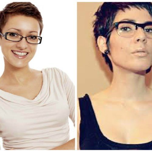 Medium Haircuts For Women Who Wear Glasses (Photo 15 of 20)