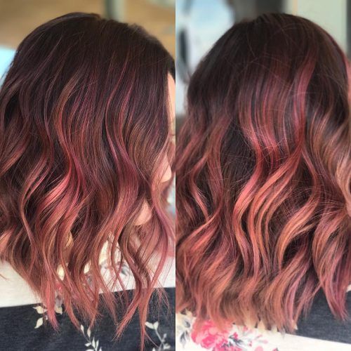 Medium Haircuts With Red Color (Photo 13 of 20)