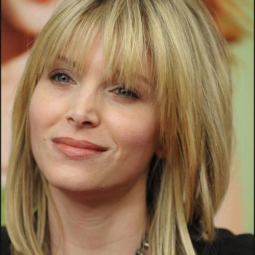 Medium Hairstyles With A Fringe (Photo 17 of 20)