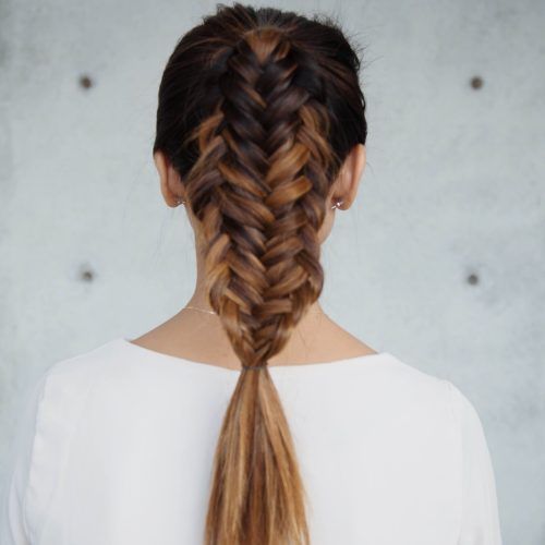 Mermaid Braid Hairstyles With A Fishtail (Photo 15 of 20)