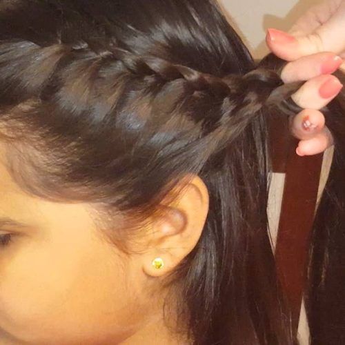 Messy Pony Hairstyles With Lace Braid (Photo 7 of 20)