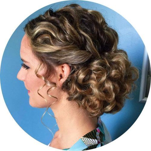 Naturally Curly Wedding Hairstyles (Photo 7 of 20)
