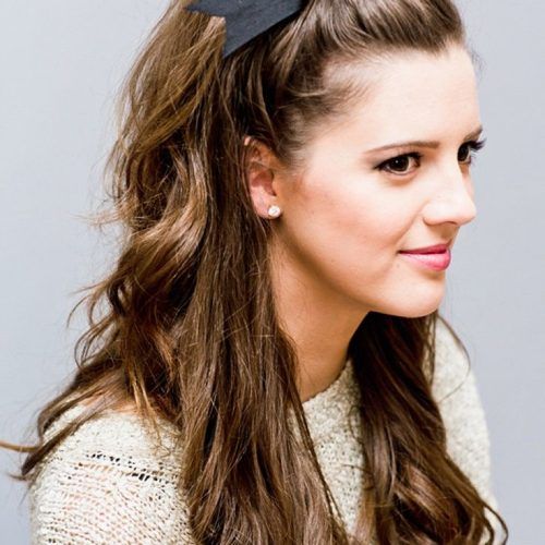 Ponytail Bridal Hairstyles With Headband And Bow (Photo 6 of 20)