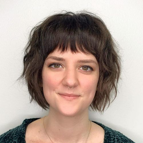 Short Layered Bob Hairstyles With Feathered Bangs (Photo 18 of 20)