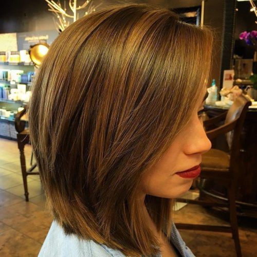 Side-Parted Layered Bob Haircuts (Photo 4 of 20)