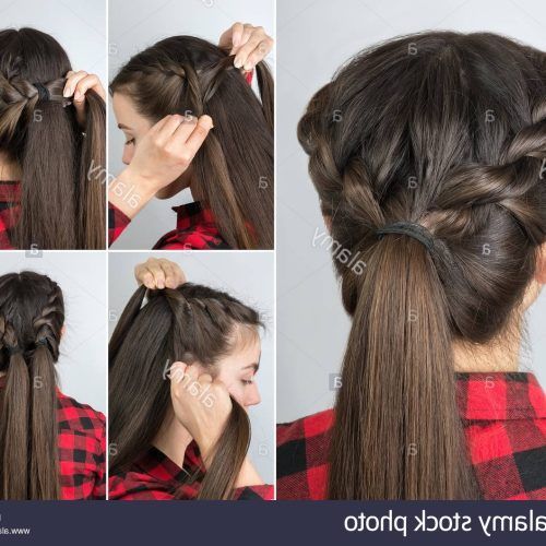 Tangled And Twisted Ponytail Hairstyles (Photo 7 of 20)