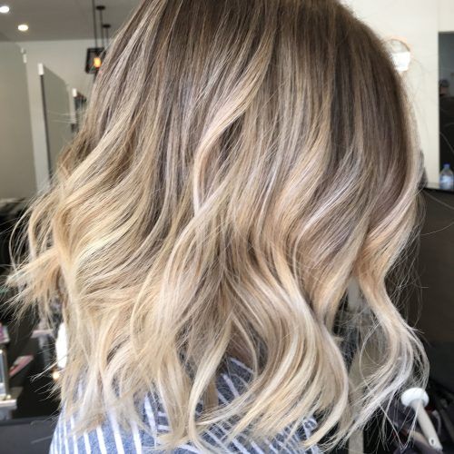 Tousled Beach Babe Lob Blonde Hairstyles (Photo 19 of 20)
