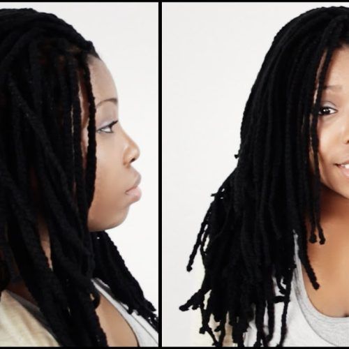 Very Thick And Long Twists Yarn Braid Hairstyles (Photo 13 of 20)