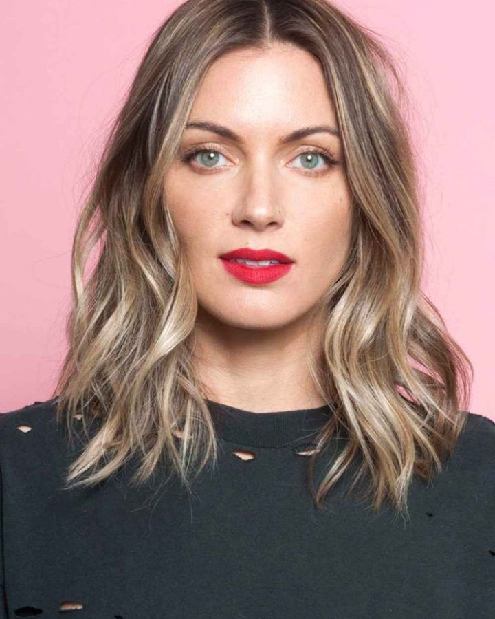 20 Best Collection of Wavy Long Bob Hairstyles with Bangs