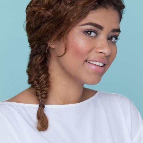 Wavy Side Fishtail Hairstyles (Photo 4 of 20)