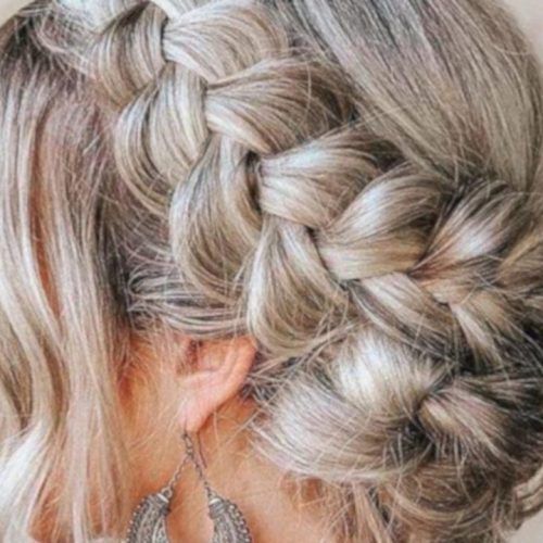 Thick Wheel-Pattern Braided Hairstyles (Photo 13 of 20)