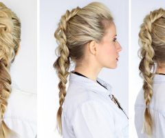 20 Best Collection of Faux Hawk Braid Hairstyles