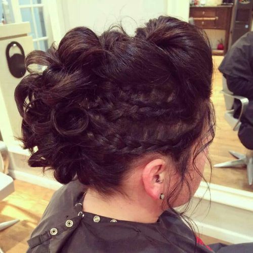 Unique Updo Faux Hawk Hairstyles (Photo 4 of 20)