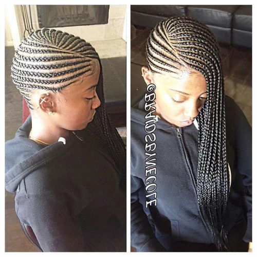 African American Side Cornrows Hairstyles (Photo 2 of 15)