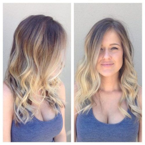 Beachy Waves With Ombre (Photo 14 of 18)