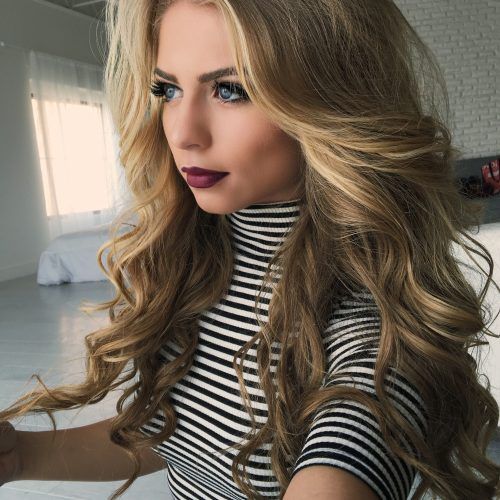 Playful Blonde Curls Hairstyles (Photo 6 of 20)