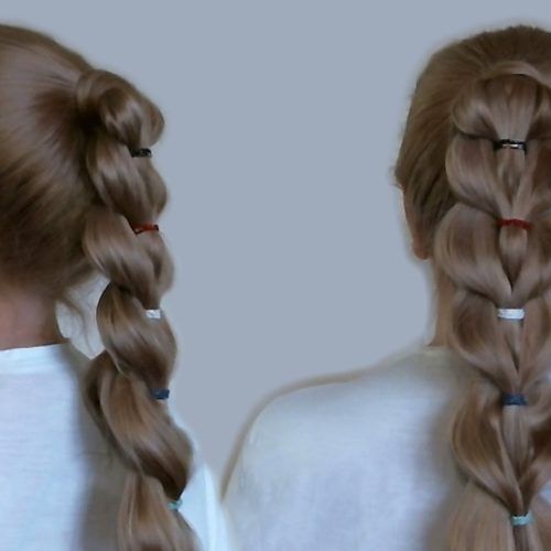 Braid Hairstyles With Rubber Bands (Photo 13 of 15)