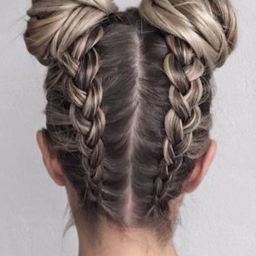 Braided Hairstyles Into A Bun (Photo 2 of 15)