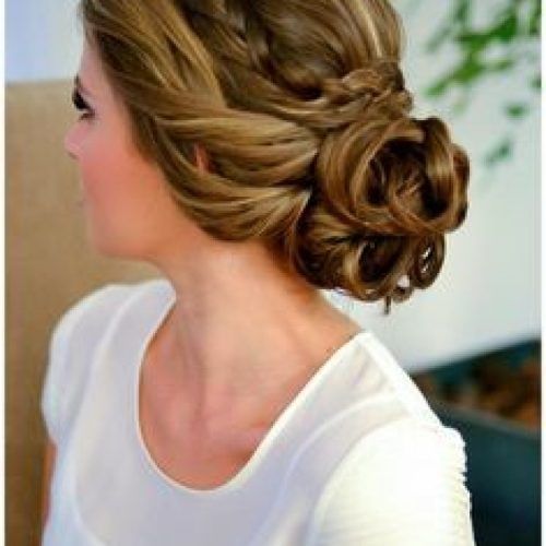 Braided Updo With Curls (Photo 6 of 15)