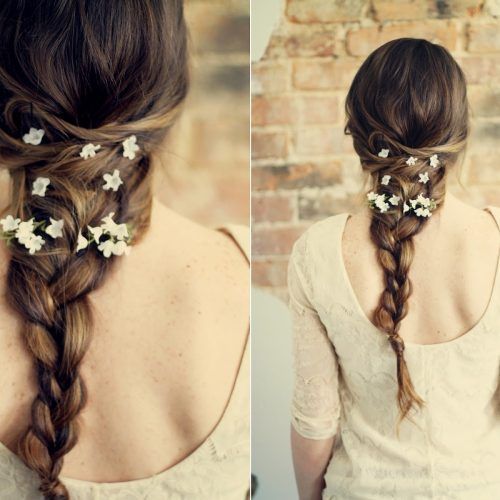 Braids And Flowers Hairstyles (Photo 9 of 15)