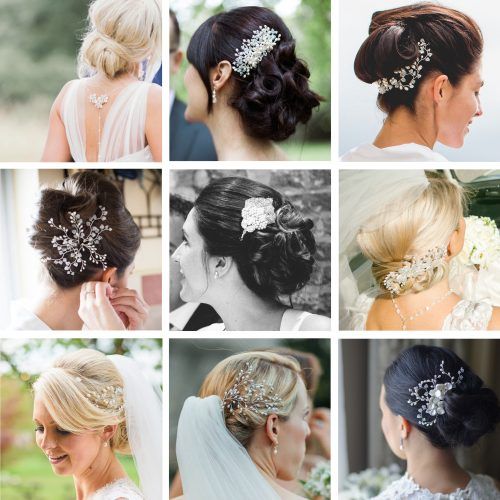 Bridal Chignon Hairstyles With Headband And Veil (Photo 7 of 20)