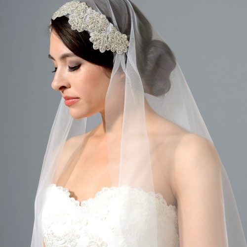 Bridal Hairstyles For Medium Length Hair With Veil (Photo 10 of 15)