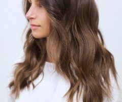 20 Best Collection of Chest-length Wavy Haircut