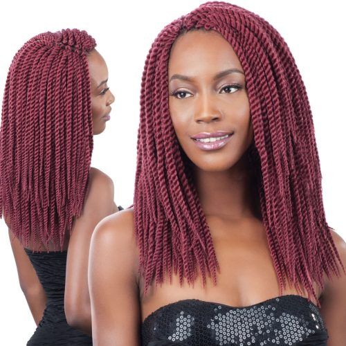 Cornrows And Senegalese Twists Ponytail Hairstyles (Photo 14 of 20)