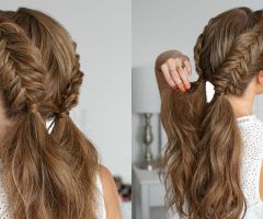 20 Photos Double Fishtail Braids for Prom