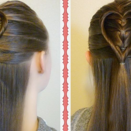 Heart-Shaped Fishtail Under Braid Hairstyles (Photo 20 of 20)