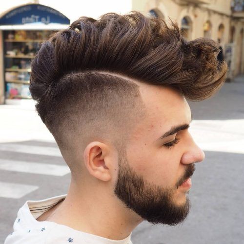 High Mohawk Hairstyles With Side Undercut And Shaved Design (Photo 7 of 20)