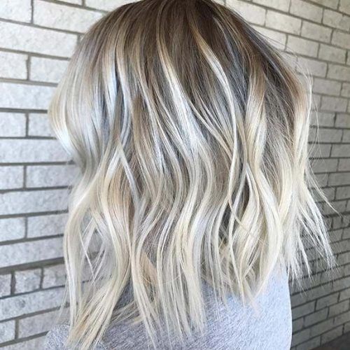 Icy Blonde Beach Waves Haircuts (Photo 11 of 20)